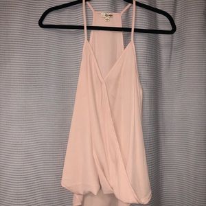 Blush tank top